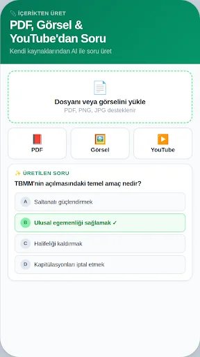 Download GÜNEŞ AI: Bank Soal YKS KPSS – Ubah PDF ke Soal Latihan - Screenshot 4