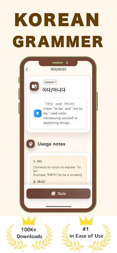 Download Korean Grammar: ESP-TOPIK Terbaru – Belajar Bahasa Korea - Screenshot 1