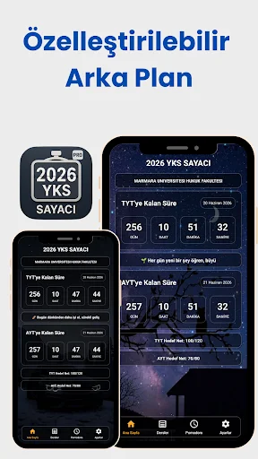 Download YKS YDT MSU Sayaç Widget 2026 – Countdown Ujian Gratis - Screenshot 8
