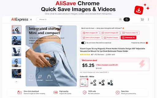 AliSave: Download Foto & Video AliExpress – Unduh Gratis - Screenshot 5