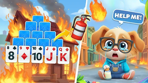 Download Patience Solitaire TriPeaks – Game Kartu Santai Gratis - Screenshot 4