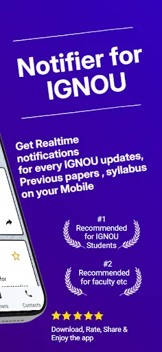 Download Notifier for IGNOU Terbaru – Update Cepat & Gratis - Screenshot 2