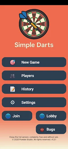 Download Simple Darts: Multiplayer Terbaru – Main Dart Online Gratis - Screenshot 1