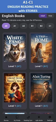 Download English Stories Graded Readers – Belajar Bahasa Inggris - Screenshot 1