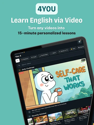 Download Learn English via video – 4You: Belajar Bahasa Inggris - Screenshot 9