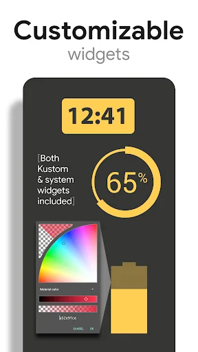 Download Amber CRT – Yellow Theme Terbaru – Ikon Retro Estetik - Screenshot 3