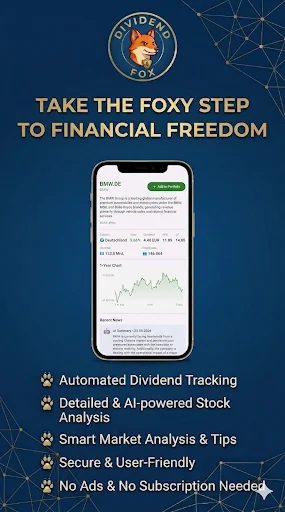 Download Dividend-Fox: Stock Tracker Terbaru – Kelola Dividen Gratis - Screenshot 1