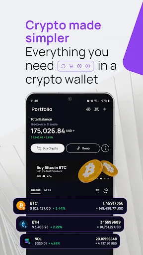Download Klever Wallet Terbaru – Dompet Kripto Aman & Mudah - Screenshot 1