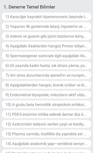 Download TUS Quiz – Özet Terbaru: Latihan Soal Medis Lengkap - Screenshot 22