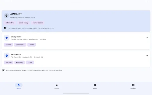 Download ACCA F1 BT Terbaru – Latihan Ujian Gratis 2024 - Screenshot 12