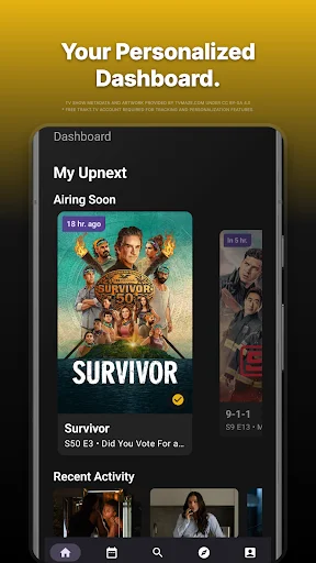 Download UpNext TV Series Manager Terbaru – Pantau Serial TV Anda - Screenshot 1