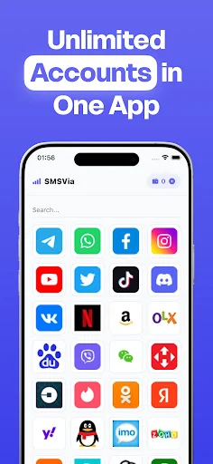 Download Virtual Phone Number – SMSVia Terbaru – Privasi Aman - Screenshot 2