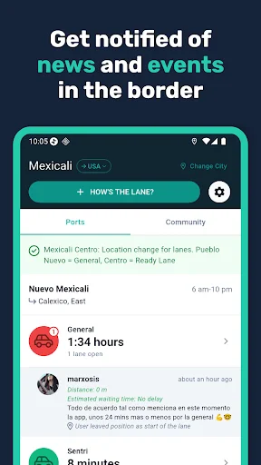 Download Bordify Terbaru – Cek Waktu Tunggu Perbatasan Real-Time - Screenshot 4
