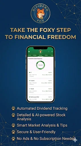 Download Dividend-Fox: Stock Tracker Terbaru – Kelola Dividen Gratis - Screenshot 8