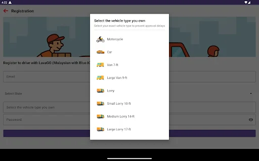 Download LavaGoDriver Terbaru – Layanan Pengiriman Cepat & Andal - Screenshot 10