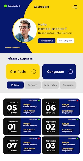 Download Sistem Pelaporan Polres Sleman Terbaru – Lapor Cepat - Screenshot 3