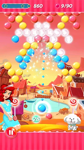 Download Candy Bubble Terbaru – Game Bubble Shooter Seru Gratis - Screenshot 1