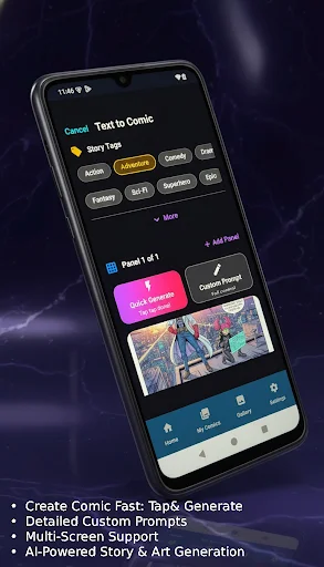 Download ComiForge Terbaru – Buat Seni Komik AI Gratis - Screenshot 2
