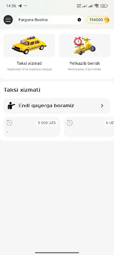 Download Urganch 1083 Taxi Terbaru – Pesan Taksi Cepat & Mudah - Screenshot 1