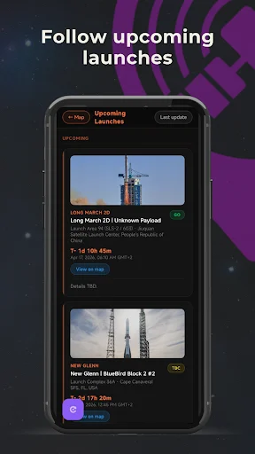 Download SatFleet Terbaru – Lacak Satelit & Roket Secara Live - Screenshot 4