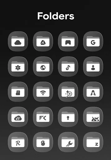 Download OneGlass 8 – Icon Pack Terbaru – Tampilan Minimalis - Screenshot 5