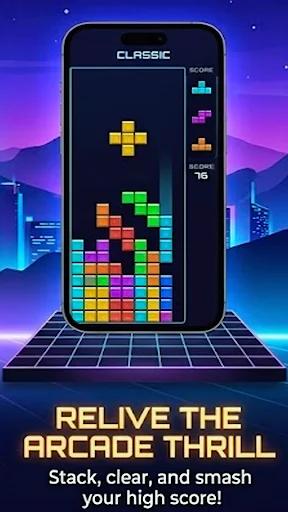Download Neon Block: Match & Puzzle Terbaru – Game Offline Seru - Screenshot 2