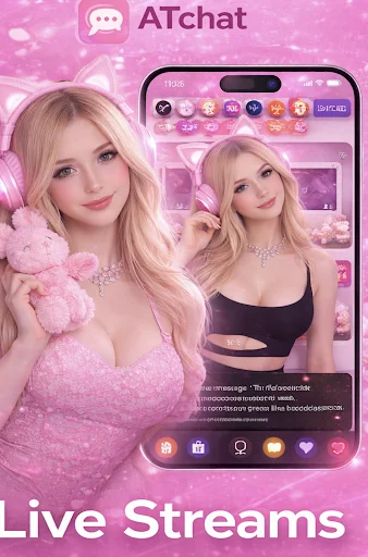 Download ATchat Terbaru – Video Chat & Live Room Gratis - Screenshot 9