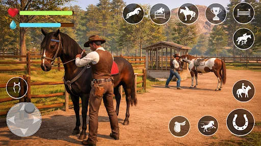 Download Horse Family Rider Animal Game – Simulasi Kuda Liar Gratis - Screenshot 3