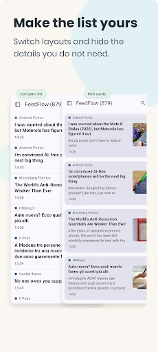 Download FeedFlow RSS Reader Terbaru – Pembaca Berita Minimalis - Screenshot 5