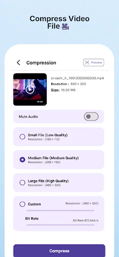 Download Video Compressor – MB to KB Terbaru – Kompres Video Gratis - Screenshot 14