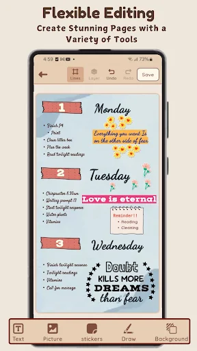 Download FeatherNotes: Journal & Diary Terbaru – Gratis & Kreatif - Screenshot 13