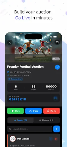 Download Auction League Terbaru – Kelola Lelang Olahraga Gratis - Screenshot 2