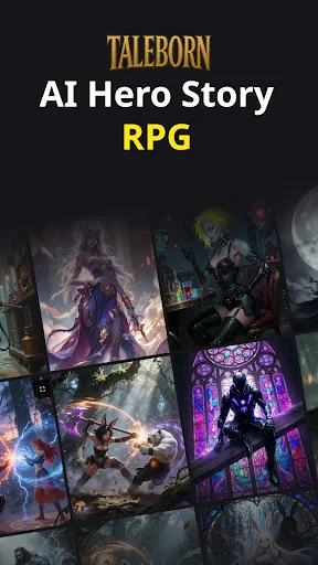 Unduh Taleborn AI Hero Arena Fight Terbaru – RPG Fantasi Seru - Screenshot 1