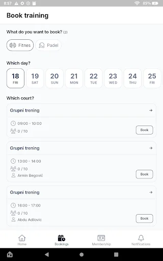 Download Sportin Pro Terbaru – Kelola Keanggotaan Olahraga Anda - Screenshot 9