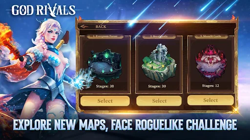 Download God Rivals: RPG Roguelike Terbaru – Aksi Fantasi Gelap - Screenshot 16