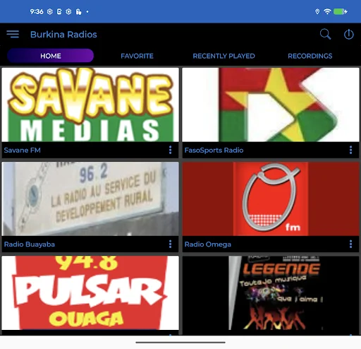 Download Burkina Radios + Recorder Terbaru – Rekam Radio Gratis - Screenshot 17