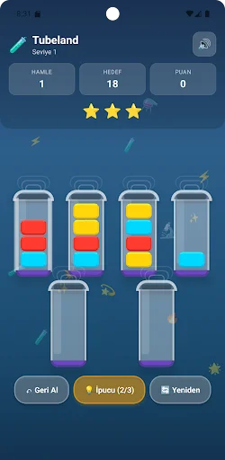 Download TubeLand Terbaru – Game Puzzle Sortir Warna Seru - Screenshot 1