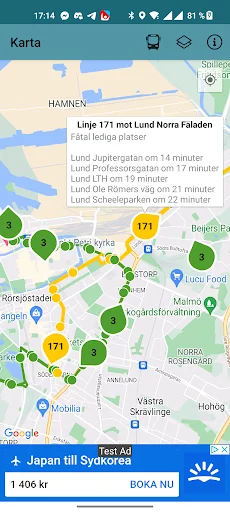 Unduh Skånetrafiken Live Map Terbaru – Pantau Transportasi Gratis - Screenshot 1