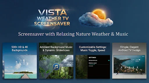 Download Vista Weather TV Screensaver Terbaru – Tampilan Cuaca Indah - Screenshot 1