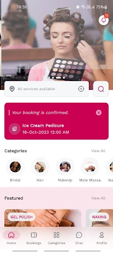 Download Hello Mam Salon at Home – Layanan Kecantikan Profesional - Screenshot 2