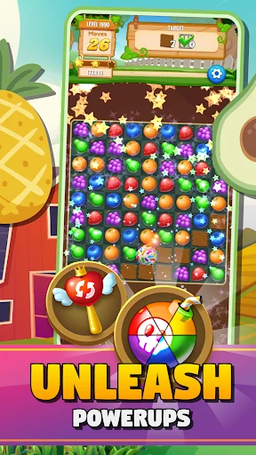 Download Sweet Fruit Match Puzzle Blast Gratis – Game Puzzle Seru - Screenshot 17