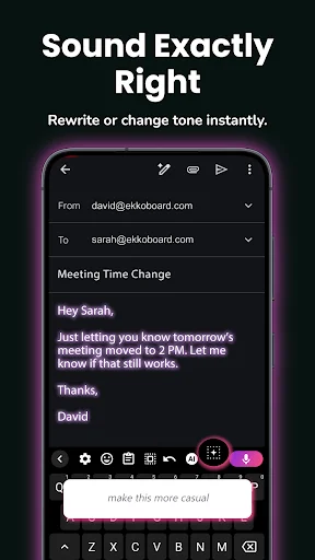 Download EkkoBoard AI Voice Keyboard Terbaru – Ketik Cepat Gratis - Screenshot 4