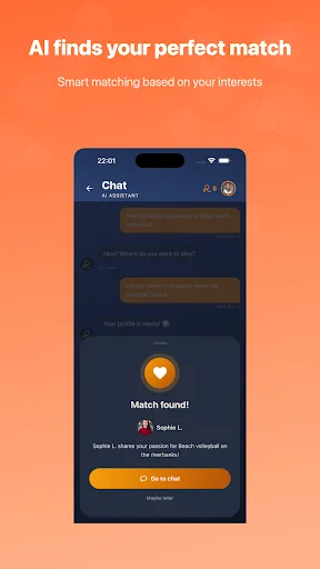 Download Reach AI Terbaru – Cari Teman dengan Nilai yang Sama - Screenshot 2