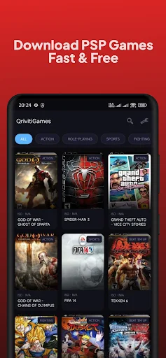 Download PSP ROM Downloader Terbaru – Main Game PSP Gratis - Screenshot 1