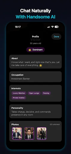 Download AI Boyfriend Terbaru – Teman Virtual AI Gratis - Screenshot 3