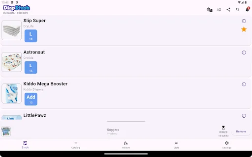 Download DiapStash Terbaru – Pantau Stok Popok Anda dengan Mudah - Screenshot 7