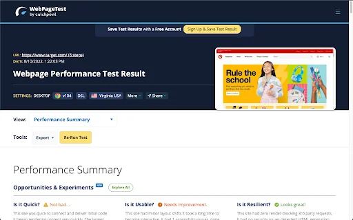 Download WebPageTest Recorder Extension – Script Web Otomatis - Screenshot 3