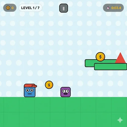 Download Blue Cube Terbaru – Game Platformer 2D Seru Gratis