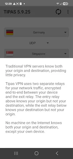 Download TIPAS VPN Terbaru – Internet Aman & Anonim Gratis - Screenshot 4