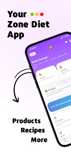 Download ZoneIt: Simplify Zone Diet Terbaru – Aplikasi Diet Gratis - Screenshot 1